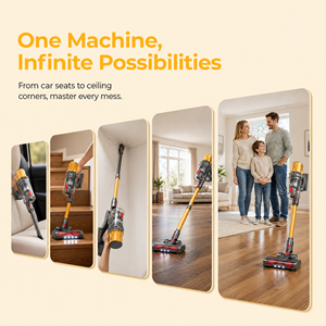 PV22 Cordless <b>Vacuum</b> Cleaner Brushless Motor Strong Suction Stick <b>Handheld</b> for Home Carpet Pet Hair - Product Image 2