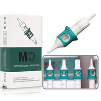 Aiguilles de tatouage en cartouche MO personnalisées et compétitives pour maquillage permanent, avec membrane souple, pour liner et shader, et aiguille à bordure de doigt