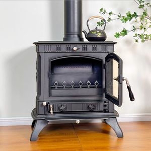 <span class=keywords><strong>Cheminée</strong></span> <span class=keywords><strong>à</strong></span> combustion fermée en fonte au design moderne Poêle <span class=keywords><strong>à</strong></span> <span class=keywords><strong>bois</strong></span> Chauffage domestique <span class=keywords><strong>à</strong></span> <span class=keywords><strong>bois</strong></span> intérieur - Product Image 6