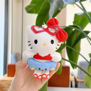 Mejores ventas lindo adolescente corazón verano natación anillo <span class=keywords><strong>gato</strong></span> llavero muñeca peluche juguete ornamento coche llavero regalos - Product Image 3
