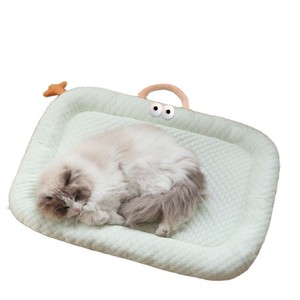Tapis pour chat, adapté à toutes les saisons, tapis rafraîchissant non collant pour animaux de compagnie, tapis de couchage d'été pour chien, tapis de lit pour chat. - Product Image 1