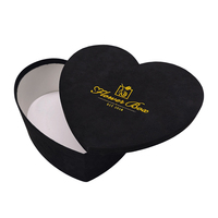 Boîtes en forme de cœur personnalisées pour Roses cadeau romantique maman Design personnalisé grand ensemble de papier d'emballage de mariage amoureux des fleurs