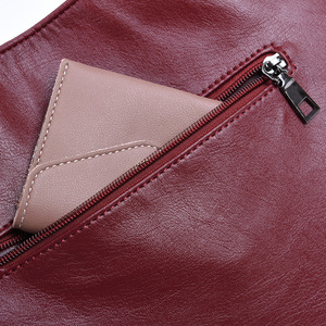 New Spliced <b>Soft</b> <b>Leather</b> Mother <b>Bag</b> with Oblique Span Shoulder Cotton for Middle-Aged Ladies Women's Handbags - Product Image 2