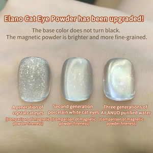 AILANUO Base Cat Eye Gel White Color TPO Free Clear Cat Eye Gel Polish Moon Light 30g Sheer Cateye Gel Polish for <b>Nail</b> Design - Product Image 3
