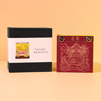 Bloc-notes 3D en papier fait main 2026 avec calendrier et musique, ornement de bureau miniature créatif, bloc de notes adhésives, boîte cadeau