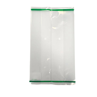 Sac en plastique de qualité alimentaire personnalisé avec fermeture centrale et soufflet latéral avec votre propre logo pour les produits de boulangerie pour l'emballage des sucettes