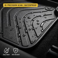 Tapis de sol de voiture EKR personnalisés en TPE avec tapis de coffre, tapis de sol 3D toutes saisons, doublures de coffre imperméables, vente en gros