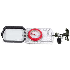 Boussole de vue de carte d'orientation avec déclinaison réglable, clinomètre et lumière LED pour la randonnée et le camping - Product Image 3