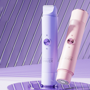 Afeitadora Eléctrica Íntima para Hombre y Mujer, Recortadora de Vello Púbico, Depiladora Universal para Axilas y Partes Íntimas 2 en 1 con Depiladora de Bola para Bikini - Product Image 1