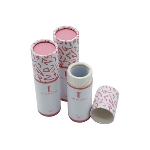 Cylindrical Paper Tube Packaging - Custom Printed for Cosmetic Bottles of Essential Oils, Skincare Products - Product Image 1