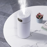 Diffuseur d'humidificateur d'air d'ambiance de décoration d'intérieur de table de 500ml facile à nettoyer avec veilleuse