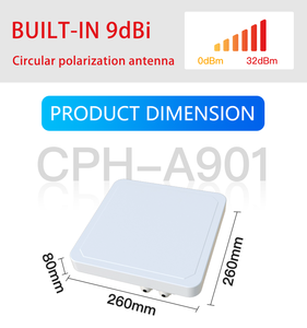 Lector RFID UHF USB A901, Lectura de 15 Metros, Lector RFID UHF de 9dBi, Gestión de Asistencia, ISO1800-6C Gen2, Gestión de Acceso a Puertas - Product Image 4