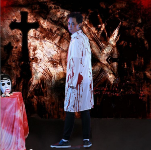 Halloween adulto Horror Zombie <span class=keywords><strong>enfermera</strong></span> disfraces hombres mujeres Bloody Doctor disfraces - Product Image 2