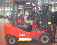 Chariot élévateur GPL CPYD20 2 tonnes, rayon de braquage minimal 2170 mm, inclinaison de la mâtelle 6° ° Avant-Garde 12 ° Matériel de manutention inversé pour ports et usines