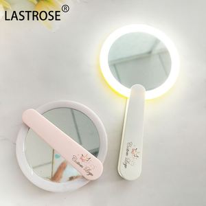 Espejo de Mano de Marca Propia, Espejo de Bolsillo LED con Luces LED, Espejo de Maquillaje Portátil Pequeño para Viajes - Product Image 3