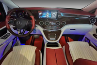 Kits d'Habitacle en Cuir Luxe Style Mercedes Maybach pour Tableau de Bord et Console Centrale de Mercedes Classe V Vito Design Affaires