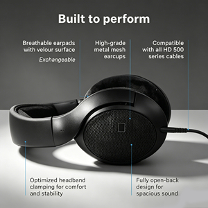 <span class=keywords><strong>Casque</strong></span> de monitoring professionnel HD 560S, ouvert, pour studio, dynamique, en métal, pour audiophiles, compatible téléphone portable, AAC - Product Image 3