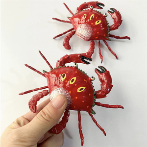 Simulated Crab Refrigerator Magnet Painted Home Decoration Daily 3d Fridge Magnet Food Miniature - Product Image 3