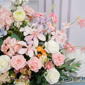 <span class=keywords><strong>Flores</strong></span> de Pasillo Realistas en Colores Rosa, <span class=keywords><strong>Flores</strong></span> <span class=keywords><strong>Artificiales</strong></span> de Seda de Alta Calidad, Camino de <span class=keywords><strong>Flores</strong></span> para Pasillo - Product Image 4