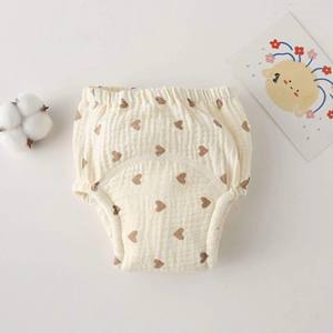 Musselin Baumwolle Baby Trainings hose schnell absorbieren Baby Baumwolle Windeln wasserdichte Töpfchen Trainings unterwäsche für Unisex Baby - Product Image 5