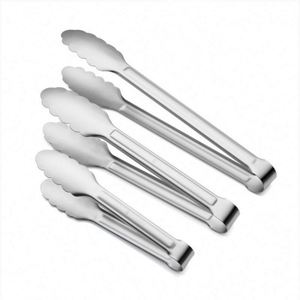 Eco Friendly Safe New Style Kitchen Accessories Bread Clip Food <b>Tong</b> Stainless Steel 304 Silver <b>Serving</b> - Product Image 1