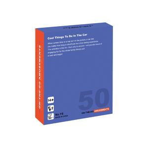 52 cartes <span class=keywords><strong>de</strong></span> jeu <span class=keywords><strong>de</strong></span> voyage pour voiture - Ensemble <span class=keywords><strong>de</strong></span> divertissement en déplacement pour <span class=keywords><strong>2</strong></span>+ joueurs <span class=keywords><strong>de</strong></span> 14 ans et plus, cartes d'activités familiales pour les voyages en voiture (Modèle : Y5) - Product Image 5