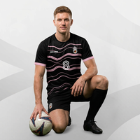 HOSTARON Vente en gros d'uniformes de football à col ras du cou personnalisés à sublimation pour hommes ensemble complet de maillots de football personnalisés pour équipe