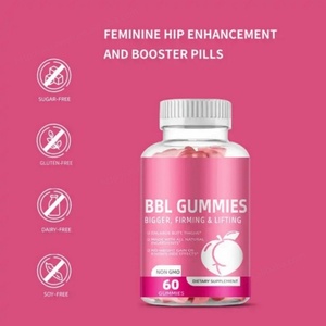 Suplementos OEM para Aumento de Cadera y Glúteos, Gomitas para Levantar Glúteos, Suplementos para la Salud Femenina, Gomitas para Cadera y Glúteos BBL - Product Image 5