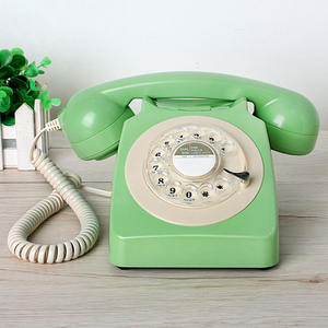 Teléfono Fijo con Teclado Rotatorio PEAKSOUND, Estilo Vintage, Función de Rediscarillado, 1 Año de Garantía, Material ABS, Correo de Voz, Caja de Regalo, Audio - Product Image 1