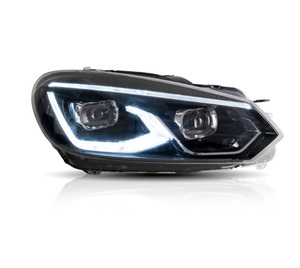 Faros Delanteros LED de Doble Haz VLAND para <span class=keywords><strong>VW</strong></span> <span class=keywords><strong>Golf</strong></span> 6 / MK6 2010 2011 2012 <span class=keywords><strong>2013</strong></span> 2014 con Señal de Giro Secuencial DRL - Product Image 3