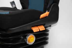 KL Seating Siège de sport de camion en tissu de cuir réglable Ceinture à trois points Capteur de boucle électrique Caractéristique arrière modifiée pour - Product Image 6