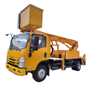 New Diesel Isuzu 4x2 Light Duty Telescopic Boom Insulated Bucket Truck 12m-22m Aerial Work Platform Truck - Product Image 1