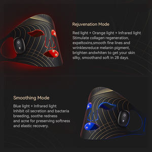 <span class=keywords><strong>Masque</strong></span> de <span class=keywords><strong>luminothérapie</strong></span> pour le visage à LED infrarouge <span class=keywords><strong>anti</strong></span>-<span class=keywords><strong>rides</strong></span> à usage domestique 830nm 630nm - Product Image 5