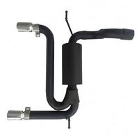Spedking Auto Parts Échappement de voiture de série noire pour Wrangler JL