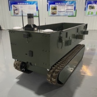 Robot de transport à chenilles |   Porte-chargeurs sans pilote robustes |   Robot de transport autonome multifonctionnel
