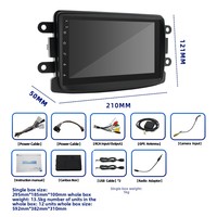 Autoradio Android pour Dacia Duster Logan Dokker Sandero Lodgy Renault Captur Symbol 2012 Écran tactile Stéréo Vidéo Lecteur GPS