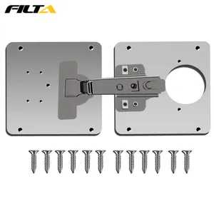 Filta مصنع في المخزون الأثاث الأجهزة الباب 2 قطعة الفولاذ خزنة من الصلب المفصلي إصلاح لوحة