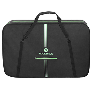 ROCKBROS Sac de chargement de vélo <span class=keywords><strong>pliable</strong></span> grande capacité <span class=keywords><strong>Housse</strong></span> de protection de vélo étanche pour l'extérieur avec sac de rangement - Product Image 1