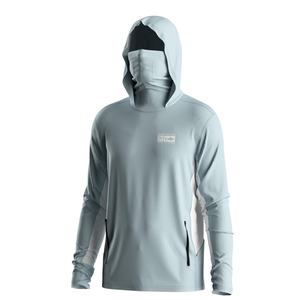 เสื้อฮู้ดตกปลาสำหรับผู้ชาย พร้อมคุณสมบัติป้องกันแสงแดด UPF50+ แท้จริง ผ้าแห้งเร็ว และทรงสปอร์ตที่สวมใส่สบาย - Product Image 5