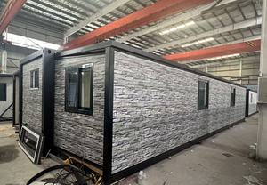 Nhà Máy bán hàng trực tiếp 40ft nối dài có thể gập lại prefab <span class=keywords><strong>container</strong></span> nhà vận chuyển <span class=keywords><strong>container</strong></span> gấp sống cabin cho biệt thự hoặc khách sạn - Product Image 3