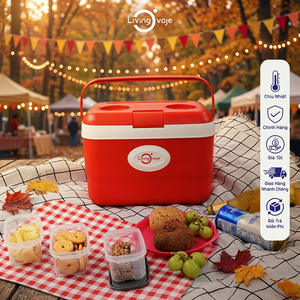 Glacière portable moderne SB TECH IB-11l de 21 L - Glacière multifonctionnelle pour l'extérieur, étanche, isolée, en PP, pour aliments et boissons - Product Image 2