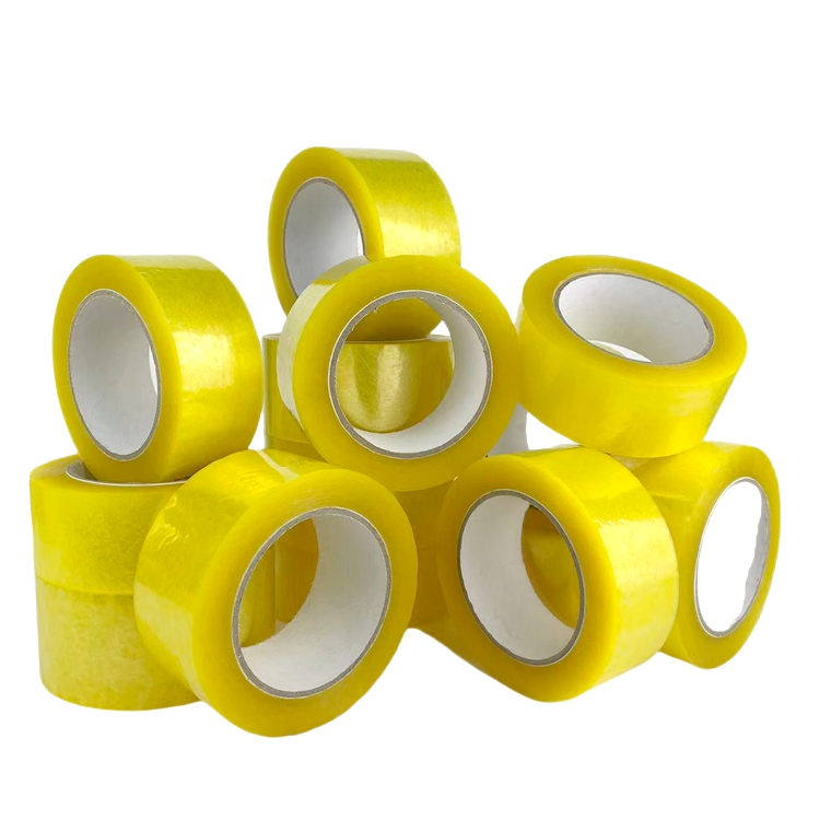 48mm BOPP Reinforced Self Adhesive Tape Custom Packaging Moving Box Seal Clear Transparent Waterproof Heat Resistant Jumbo Roll