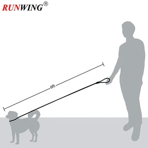 Durable Eco-Friendly 6-Foot Solid Pattern Polyester <strong>Dog</strong> <strong>Slip</strong> Rope Leash Simple Style Mountain Climbing <strong>Lead</strong> - Product Image 5