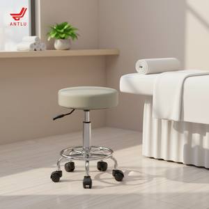 Chaise de Salon Moderne Multifonctionnelle pour Barbier, <span class=keywords><strong>Coiffeur</strong></span>, Esthéticienne, Tabouret de Caisse Rotatif et Réglable en Hauteur - Product Image 3