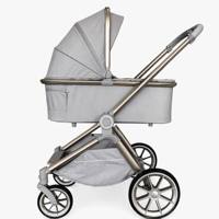 Poussette de luxe 2-en-1 NINGBO YOUBEI, légère et pliable, avec siège réversible et amortissement des chocs