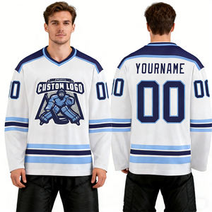 Sports Wear Wholesale Custom Embroidered Ice Hockey Jersey Pro Youth Team Canada White Roller <strong>Rangers</strong> Hockey Jersey - Product Image 1