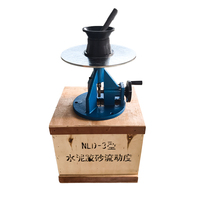 Good Performance High Precision Hand Operated Cement Mortar Flow Table Test Apparatus / Manual Flow Table Tester for Sale