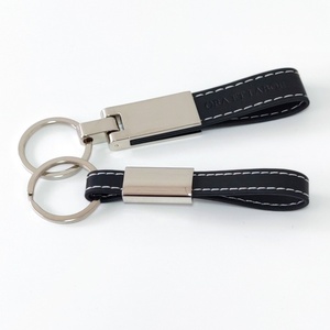 Fashion Business Gift Custom Leather <b>Key</b> <b>Chain</b> Men Women Car <b>Key</b> Strap Waist Wallet KeyChains Keyrings PU Leather Keychain - Product Image 4