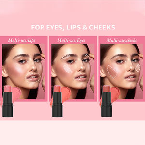 Barra <span class=keywords><strong>de</strong></span> Rubor Vegana Coreana <span class=keywords><strong>de</strong></span> Marca Privada Personalizada, Rubor en Crema Resistente al Agua para Mejillas, Labios y Ojos, Maquillaje, Barra <span class=keywords><strong>de</strong></span> Rubor - Product Image 3