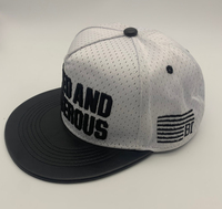 Gorra de béisbol personalizada con bordado 3D, malla transpirable, visera plana, tela de jersey, estructurada, estilo hip hop, streetwear, gorra de equipo.